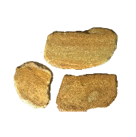 Плитняк Златолит желтый галтованный 1,5-2 см